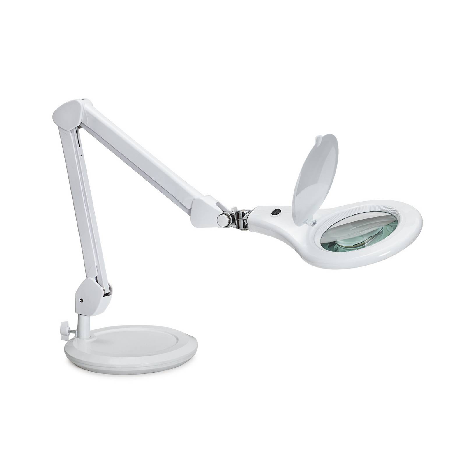 MAUL LED-Lupenleuchte MAULmakro mit Standfuss und Linse