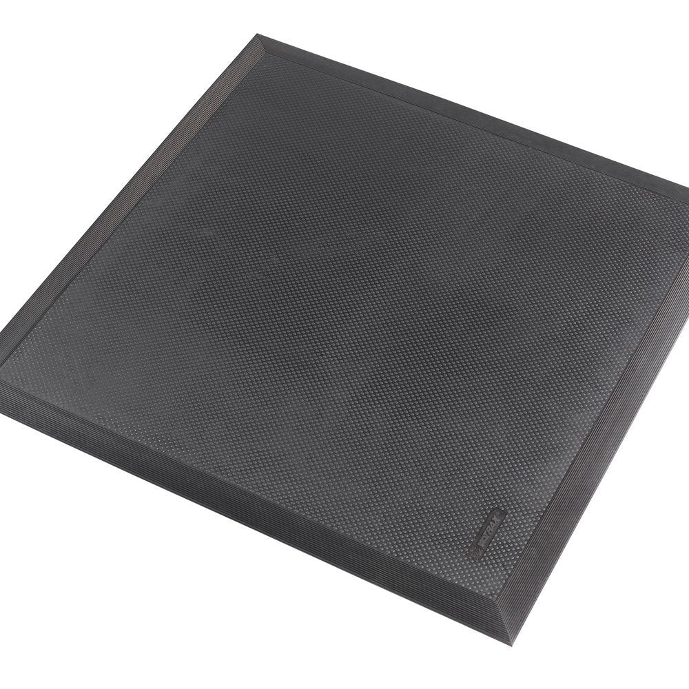 Schwarze robuste Schutzmatte Notrax Slabmat Carré 40