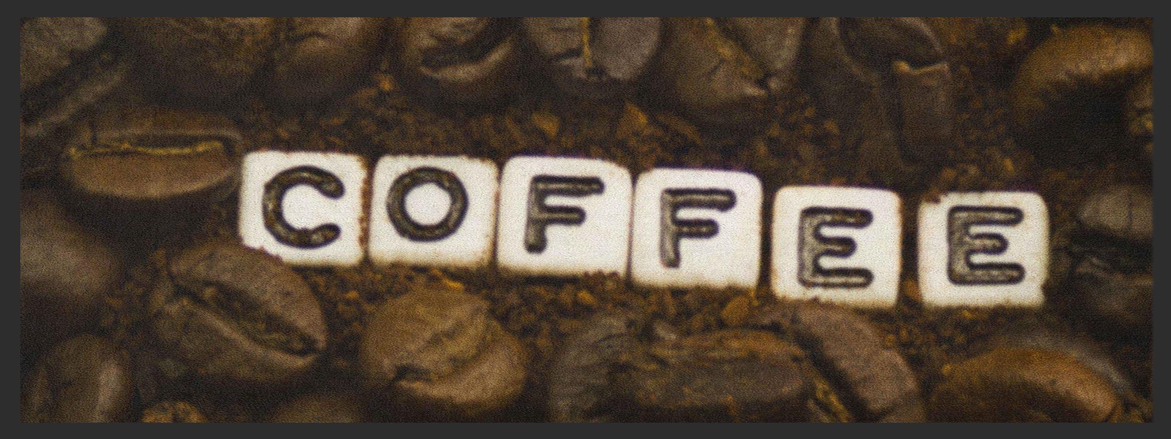 Küchenläufer mit Kaffee-Motiv